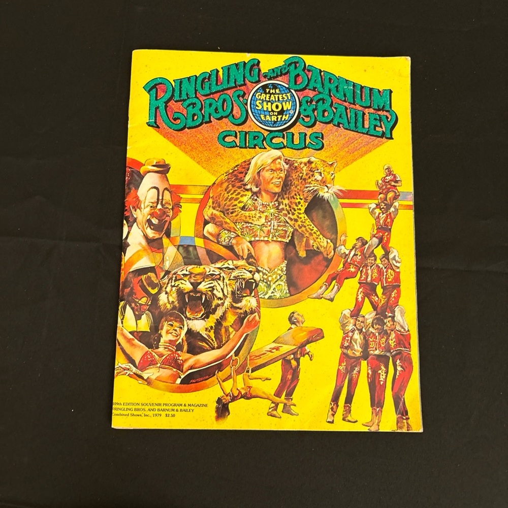 Vintage 1979 Ringling Brothers Program